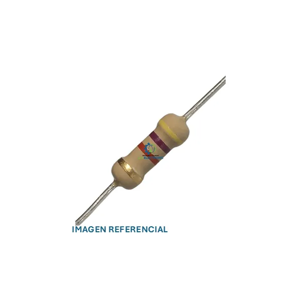 [1/2W0.1] Resistencia de Película de Carbón 1/2 Watt (0.1 Ω)
